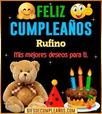 Gif de cumpleaños Rufino